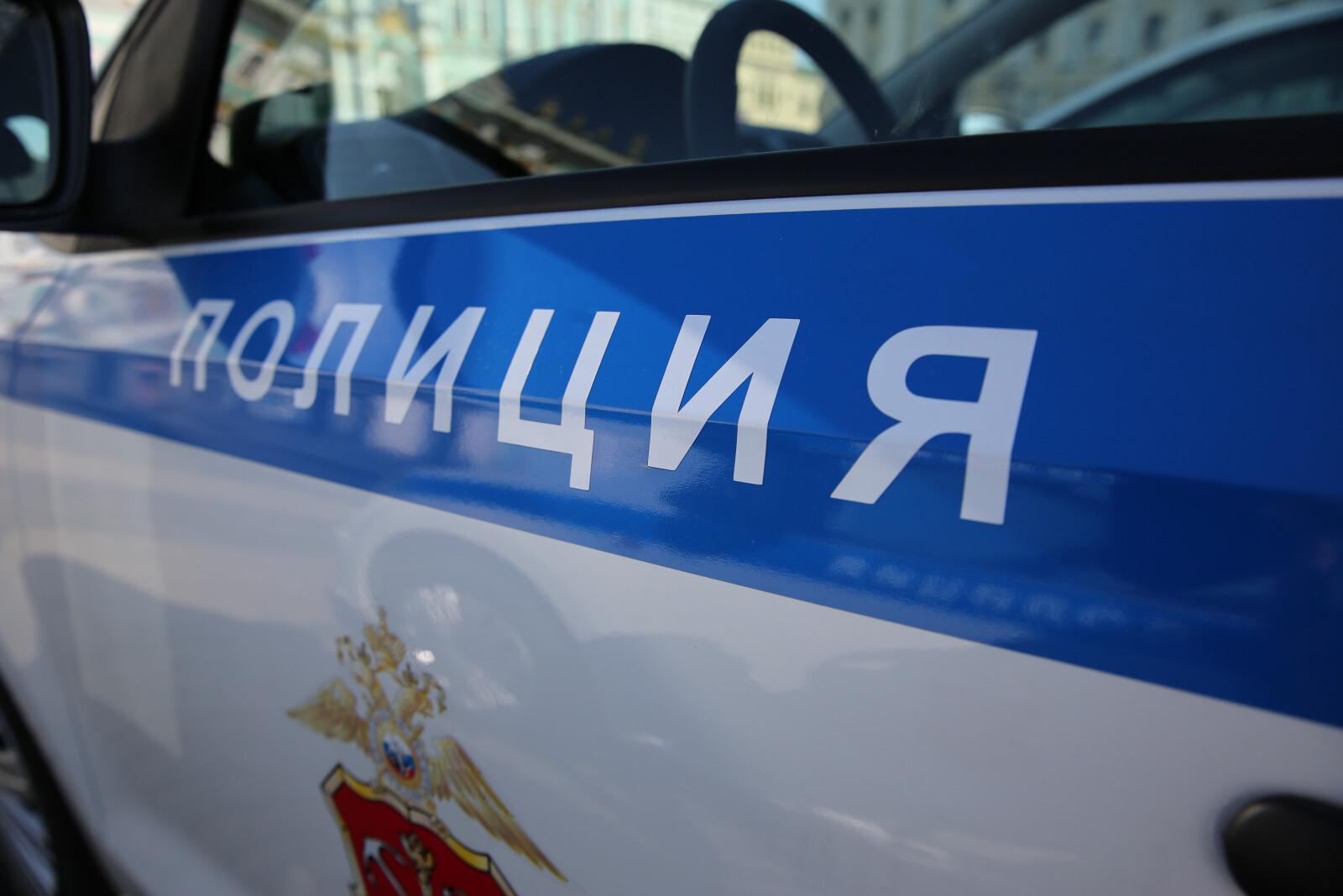В Петербурге иномарка врезалась в столб, пострадали двое детей